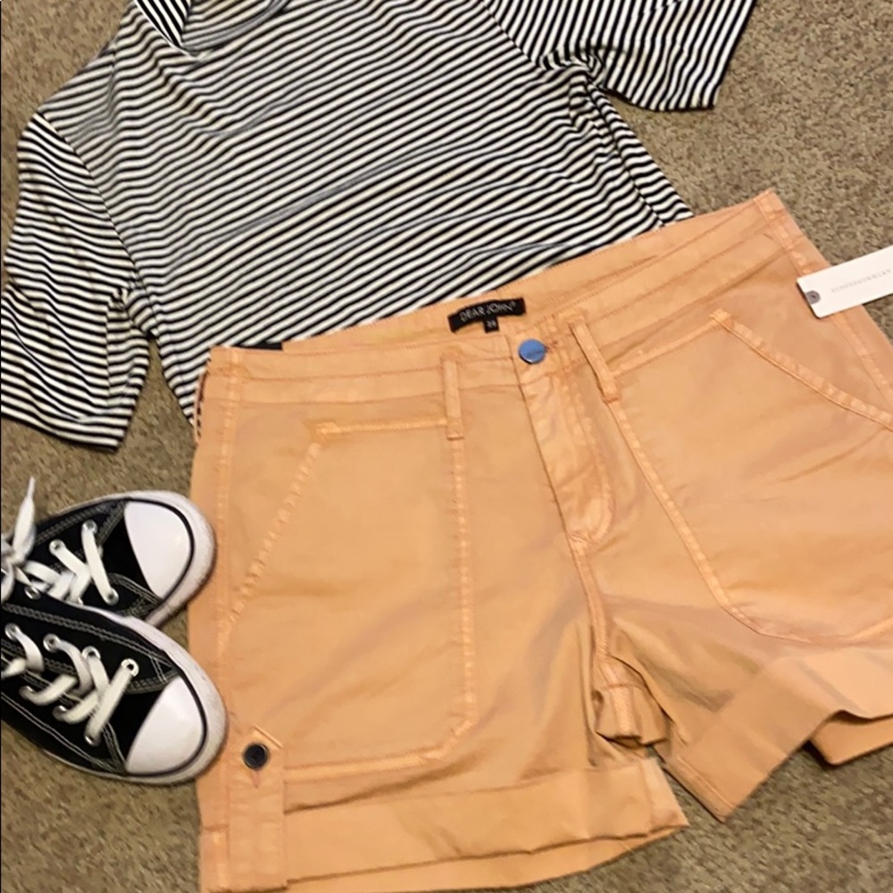 🆕Anthropologie Sadie High Rise Cargo Shorts